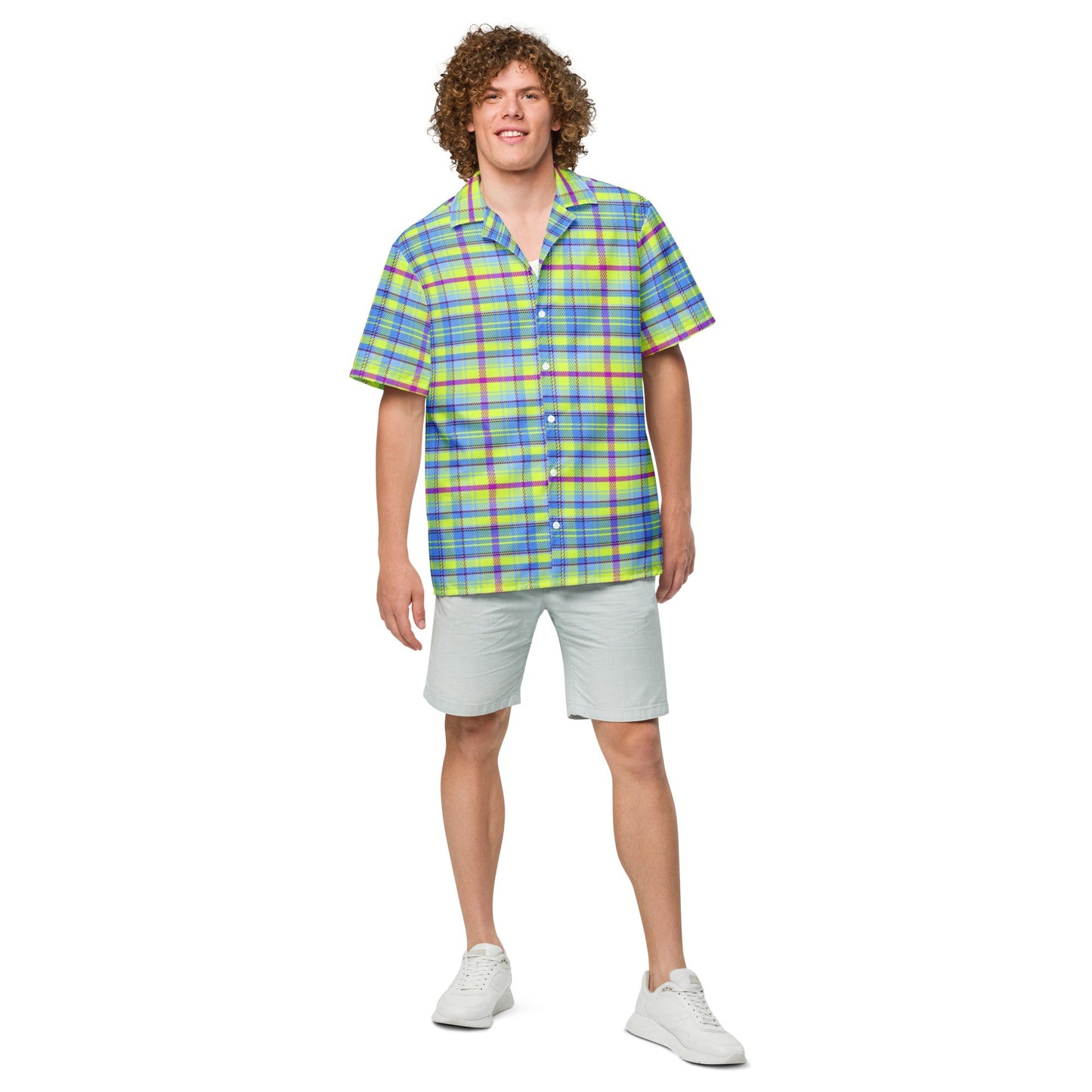 Unisex button shirt, Summer Shirt, Unisex Beach Shirt, Casual Shirt, Short Sleeve button Down shirt - PratSN