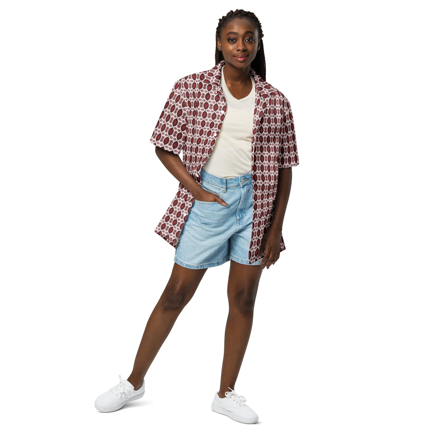 Unisex button shirt, Summer Shirt, Unisex Beach Shirt, Casual Shirt, Short Sleeve button Down shirt - PratSN
