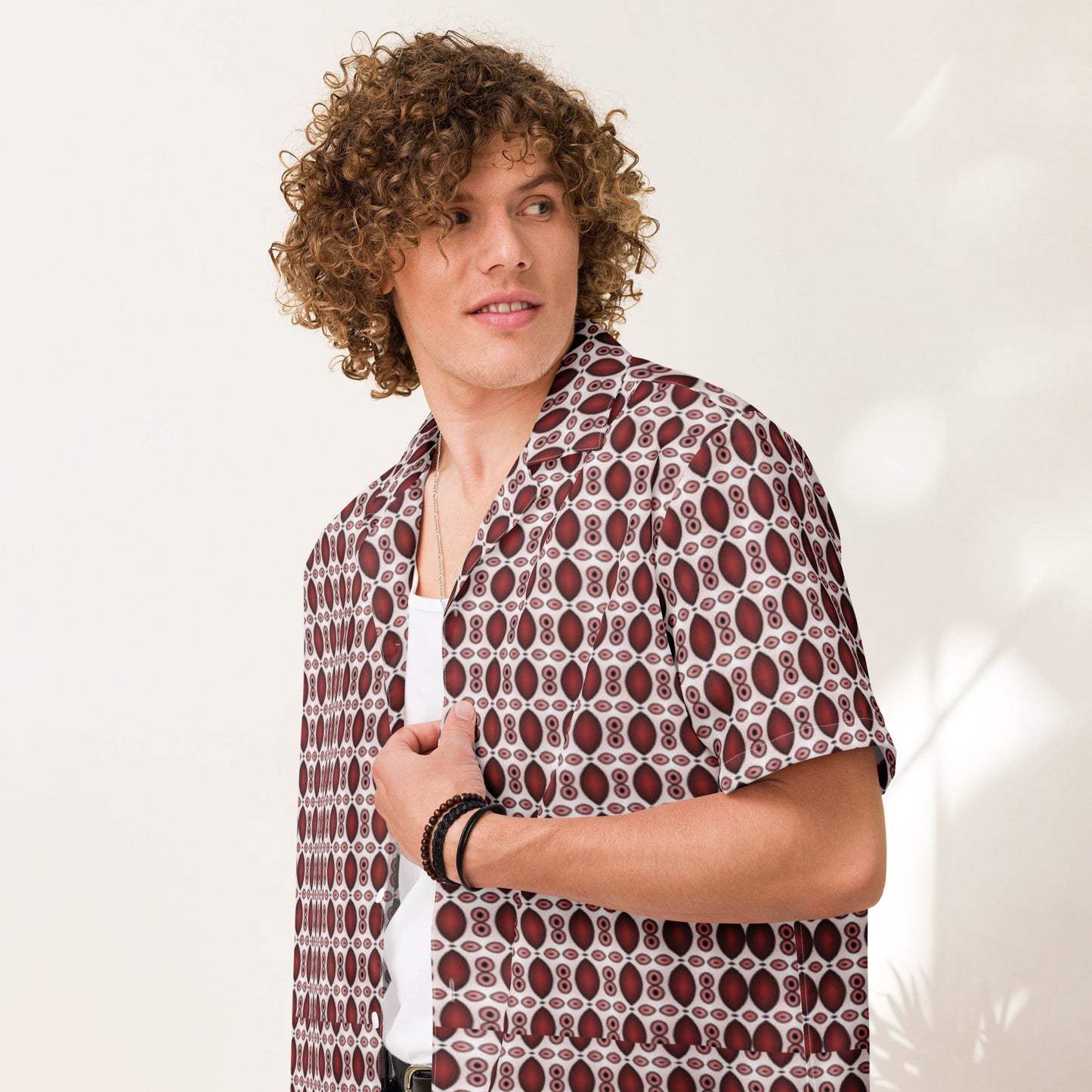 Unisex button shirt, Summer Shirt, Unisex Beach Shirt, Casual Shirt, Short Sleeve button Down shirt - PratSN