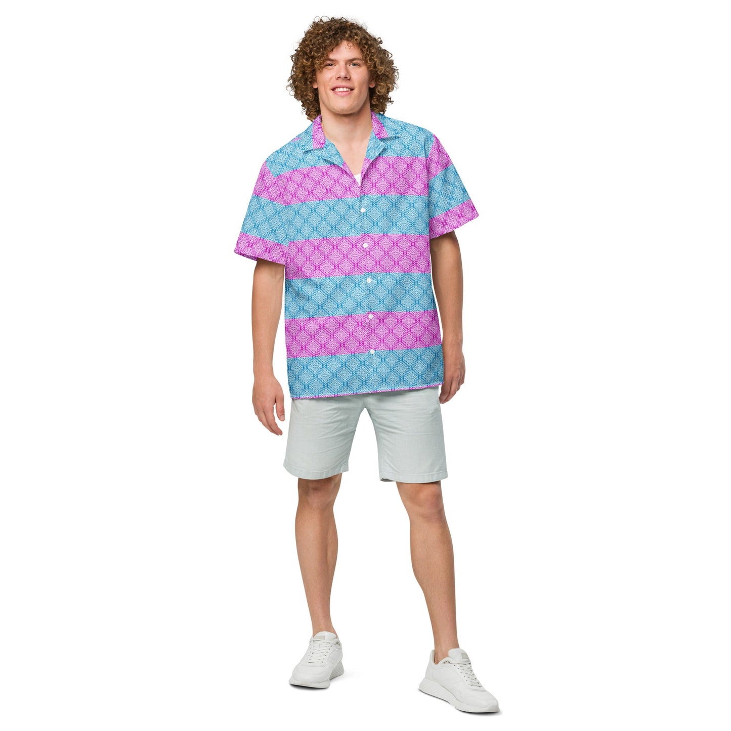 Unisex button shirt, Summer Shirt, Unisex Beach Shirt, Casual Shirt, Short Sleeve button Down shirt - PratSN