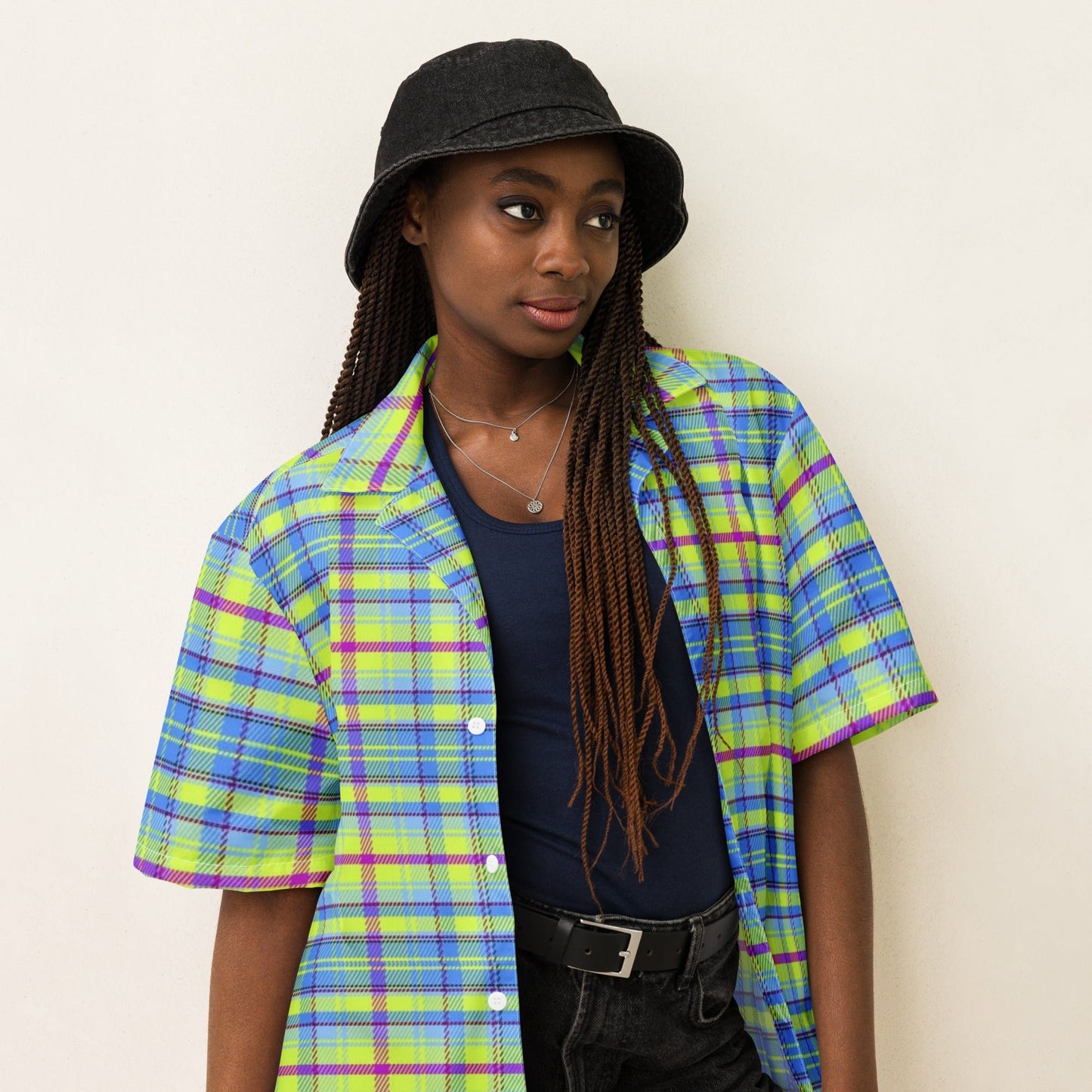 Unisex button shirt, Summer Shirt, Unisex Beach Shirt, Casual Shirt, Short Sleeve button Down shirt - PratSN