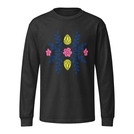 Unisex garment dye heavyweight long sleeve tee - PratSN