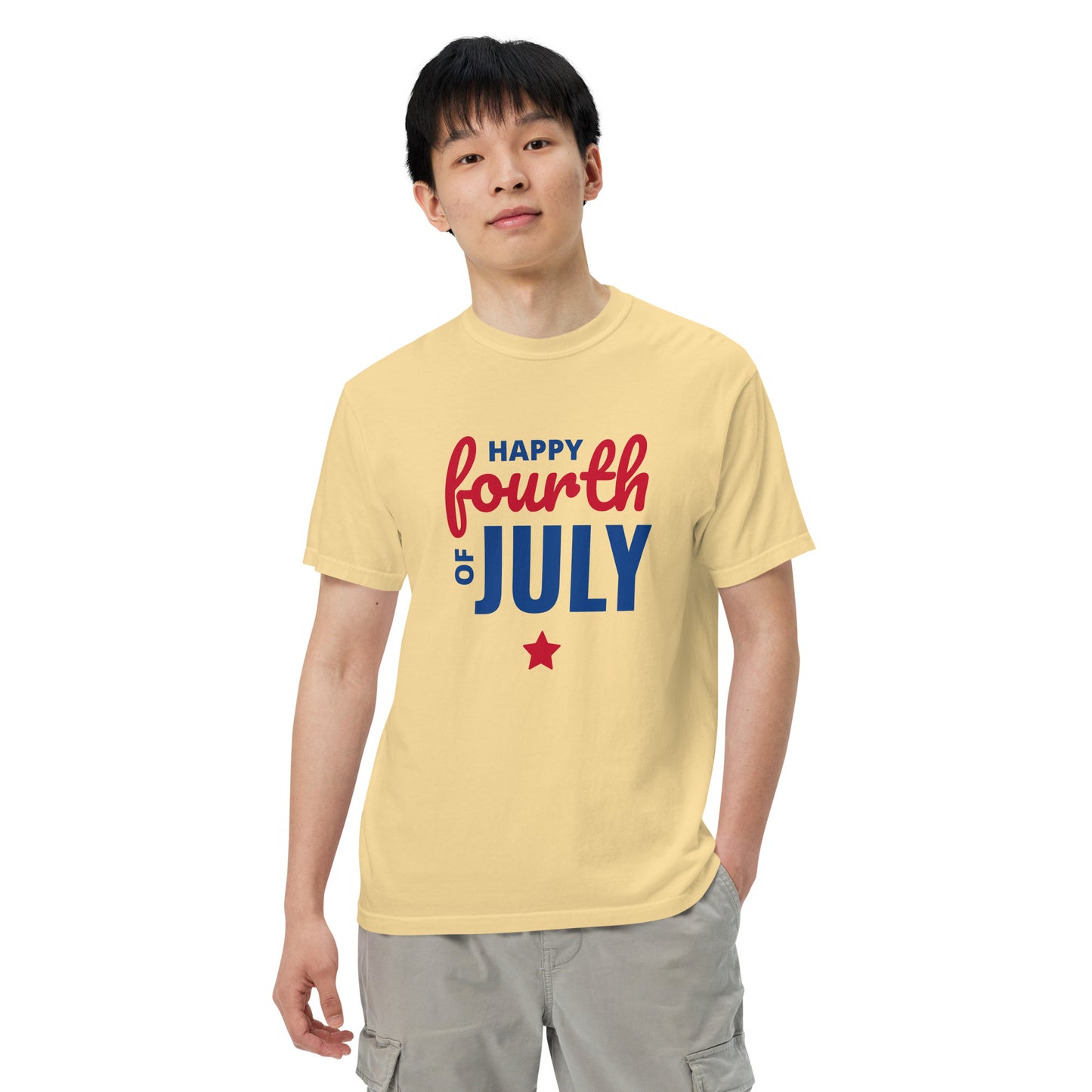 Unisex garment-dyed heavyweight t-shirt Summer T-shirt