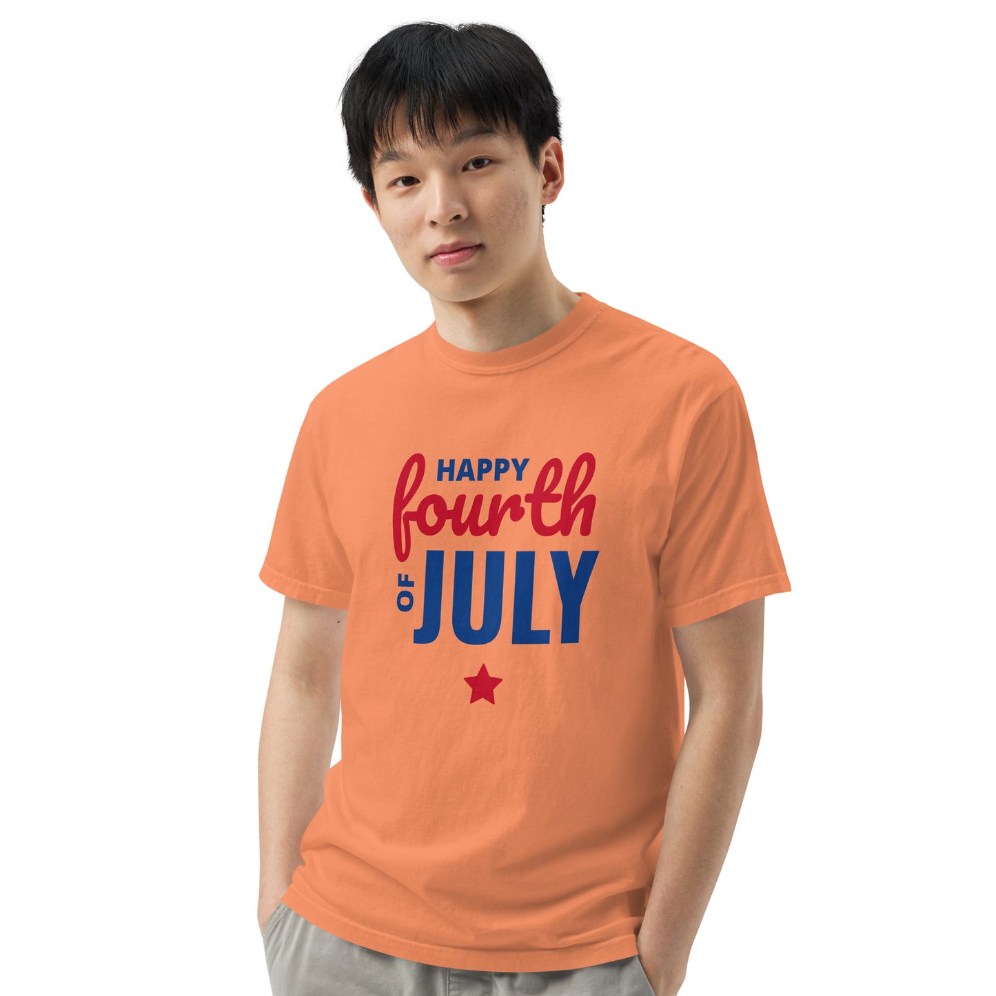 Unisex garment-dyed heavyweight t-shirt Summer T-shirt