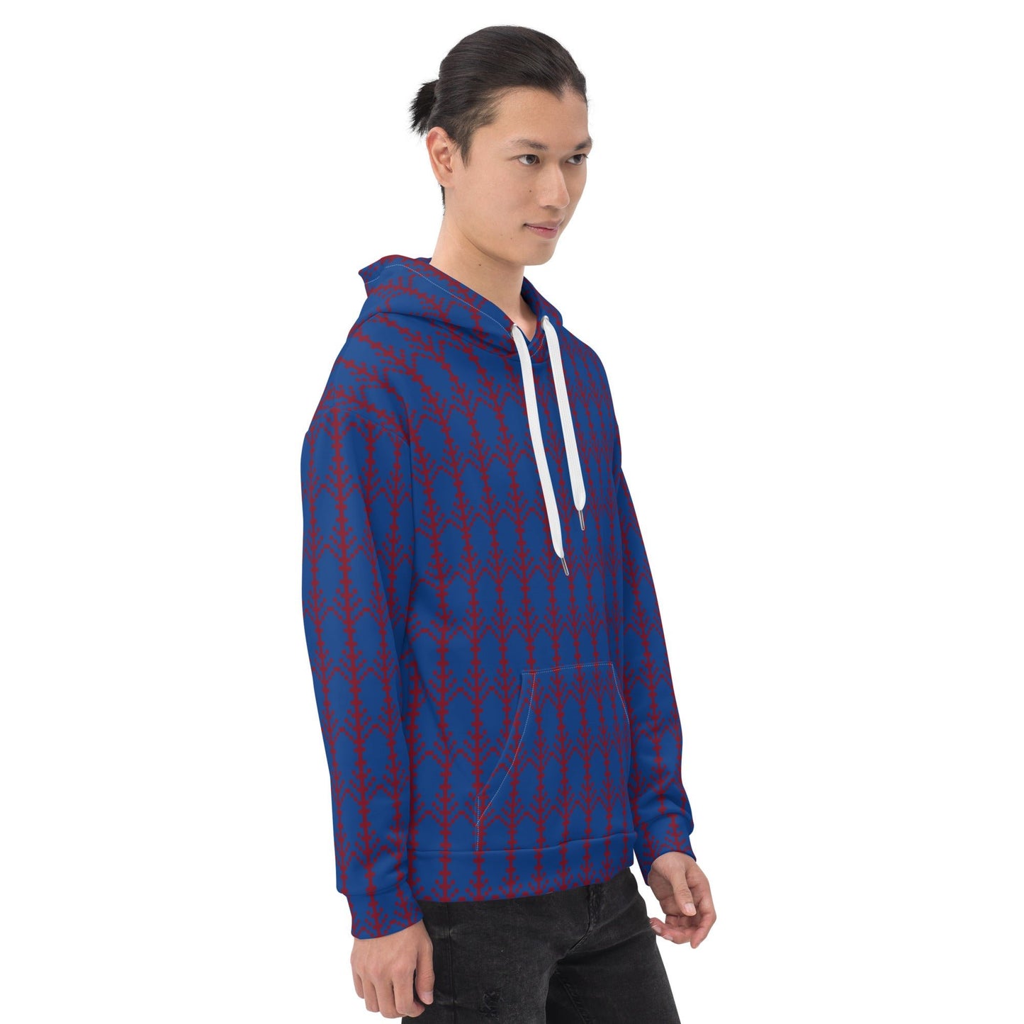 Unisex Hoodie festive pattern, christmas pattern - PratSN