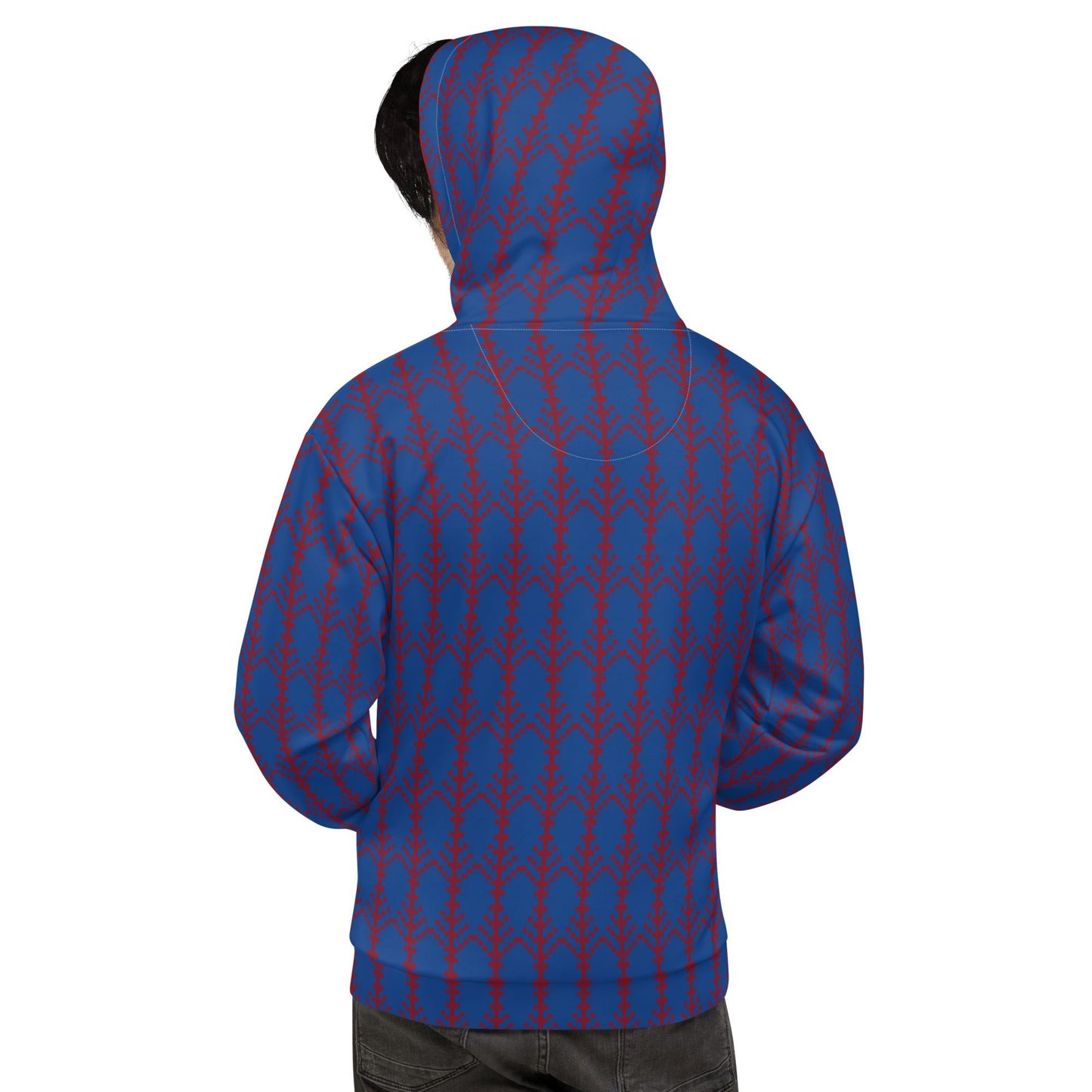 Unisex Hoodie festive pattern, christmas pattern - PratSN