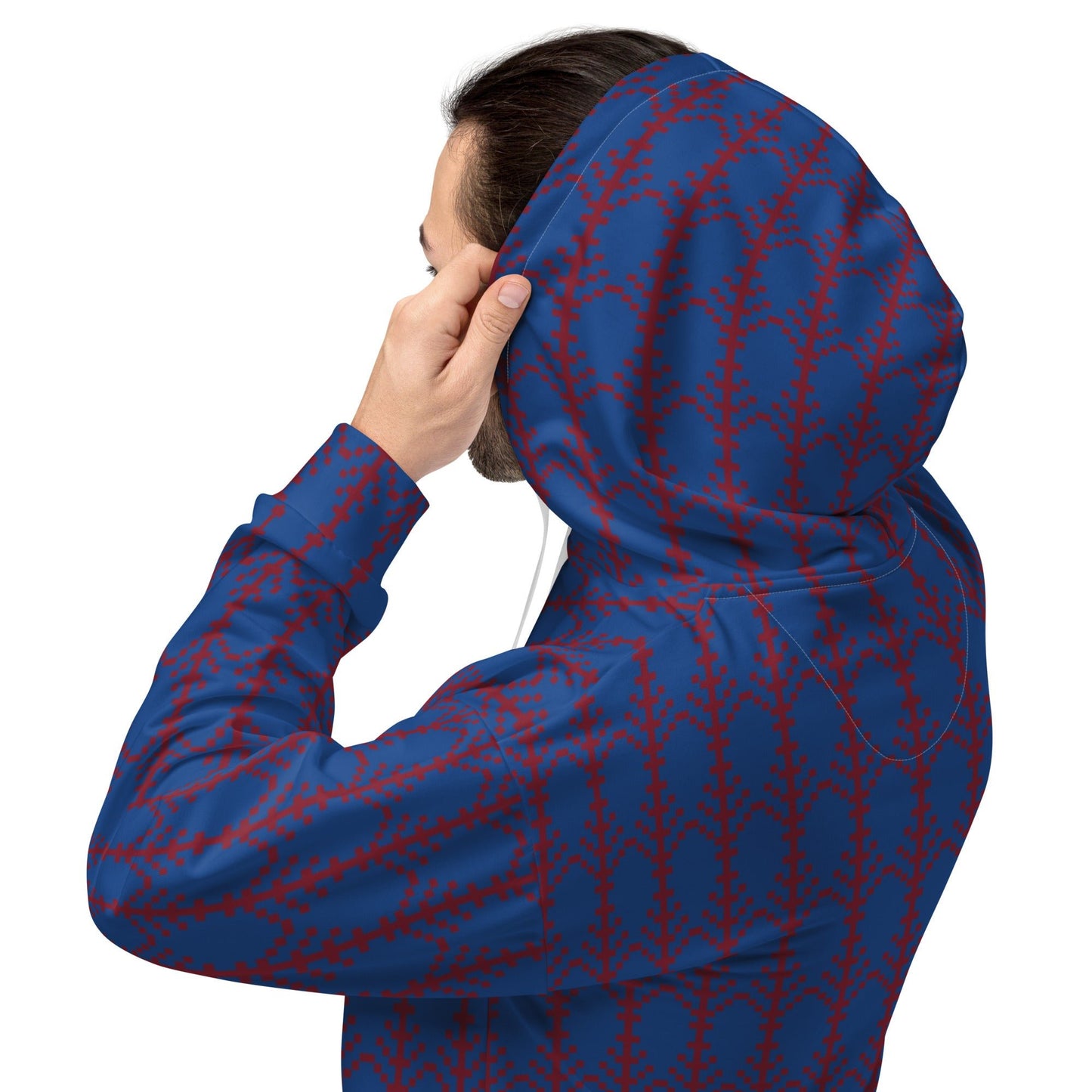 Unisex Hoodie festive pattern, christmas pattern - PratSN