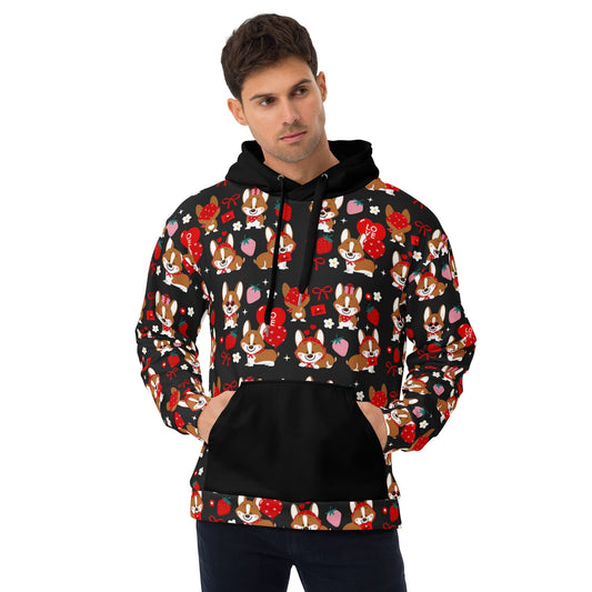 Unisex Hoodie, Hoodie, Pullover Hoodie, Sweatshirt | Happy Valentine's Day Unisex Hoodie - PratSN