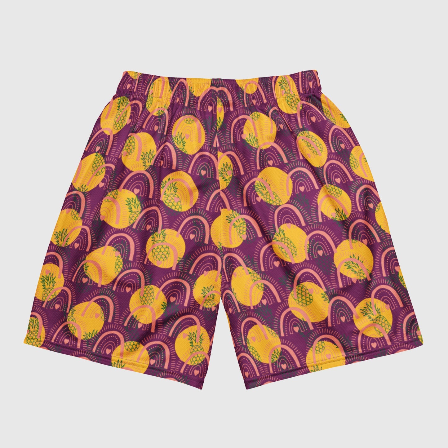 Unisex mesh shorts, Geometric Pattern basketball Shorts, Summer beach Shorts, Athletic Style Shorts, Mesh Gym shorts - PratSN