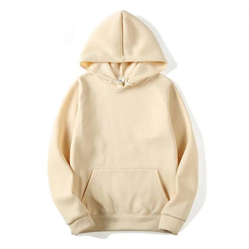 Unisex Plain Pullover Fleece Hoodies Sweatshirt - PratSN