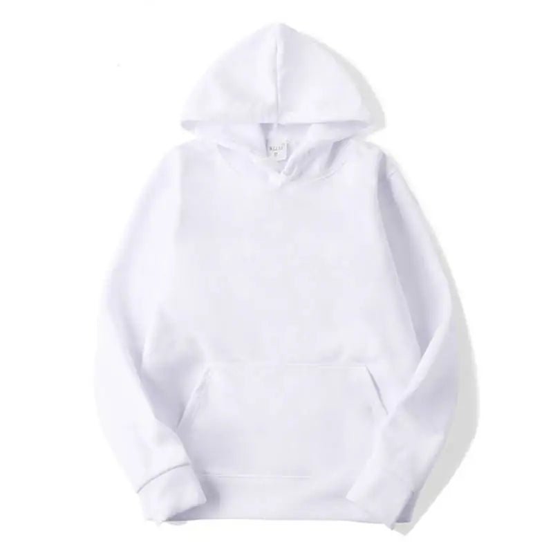 Unisex Plain Pullover Fleece Hoodies Sweatshirt - PratSN