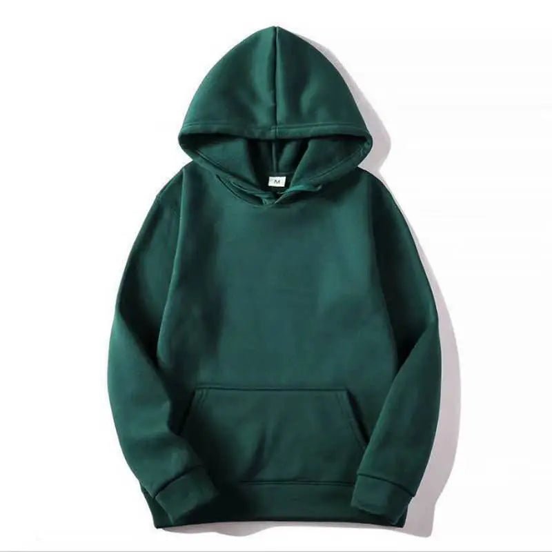 Unisex Plain Pullover Fleece Hoodies Sweatshirt - PratSN