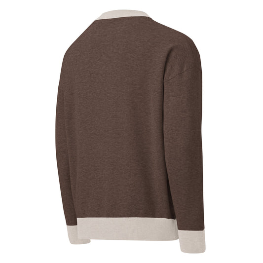 Unisex Relaxed fit knitted crew neck sweater - PratSN