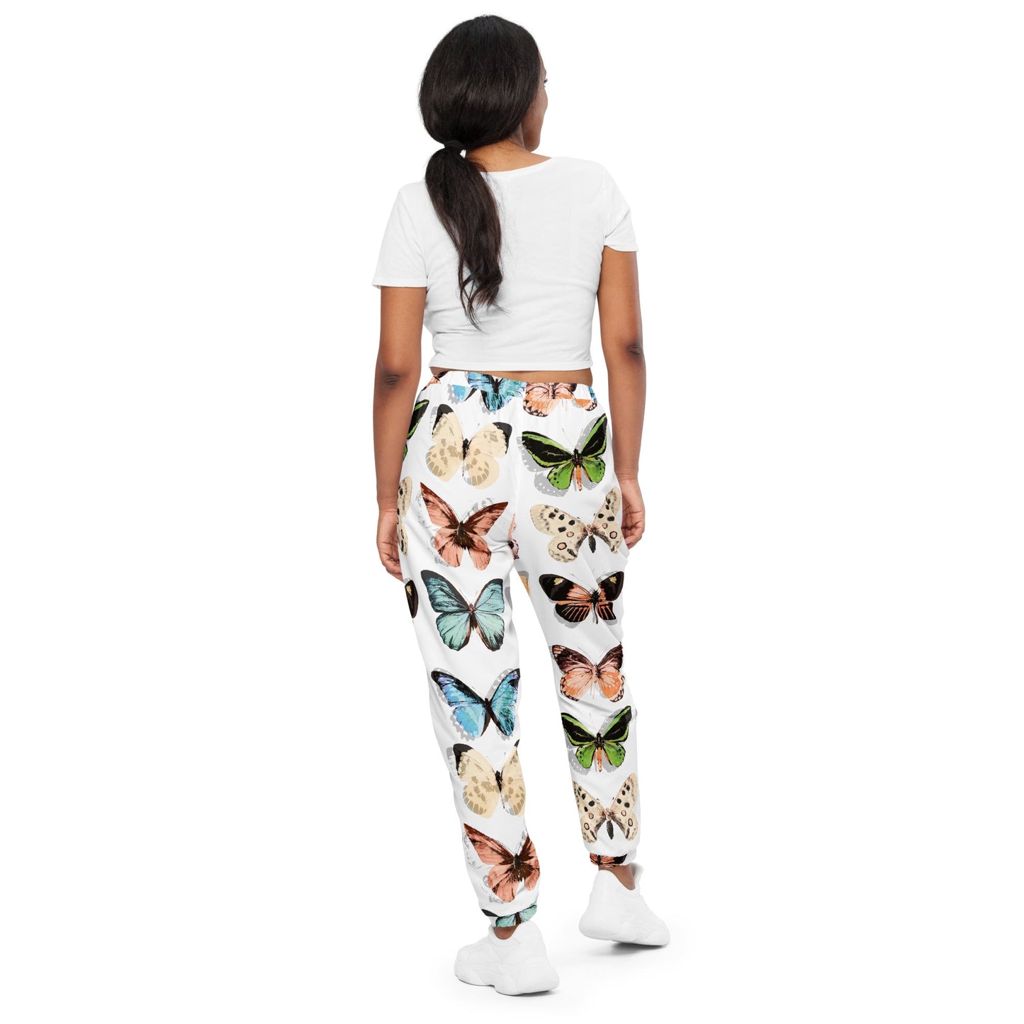 Unisex track pants, Beautiful Butterflies Pattern - PratSN