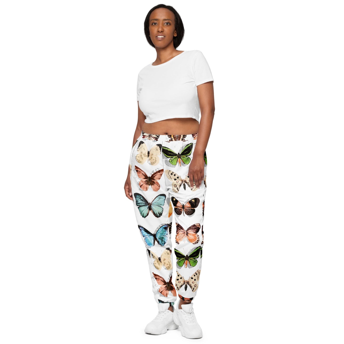 Unisex track pants, Beautiful Butterflies Pattern - PratSN