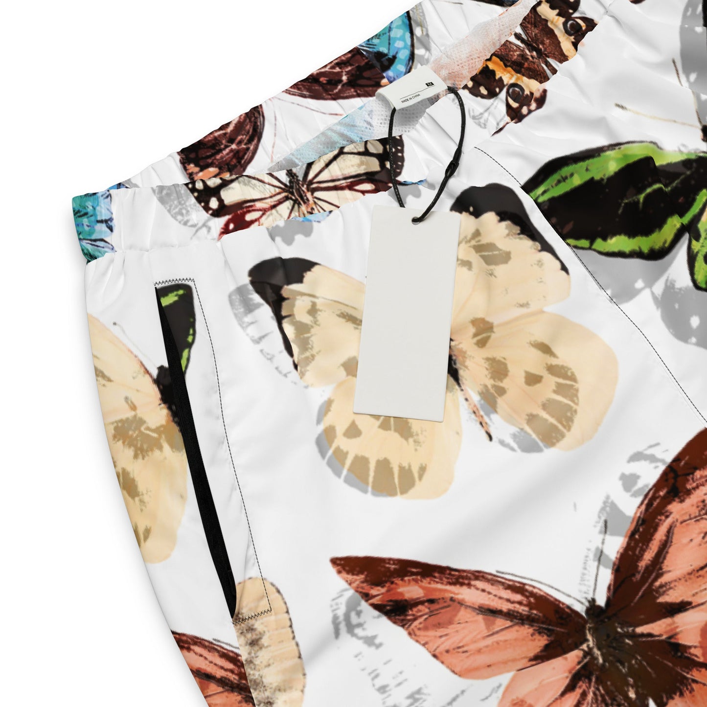 Unisex track pants, Beautiful Butterflies Pattern - PratSN