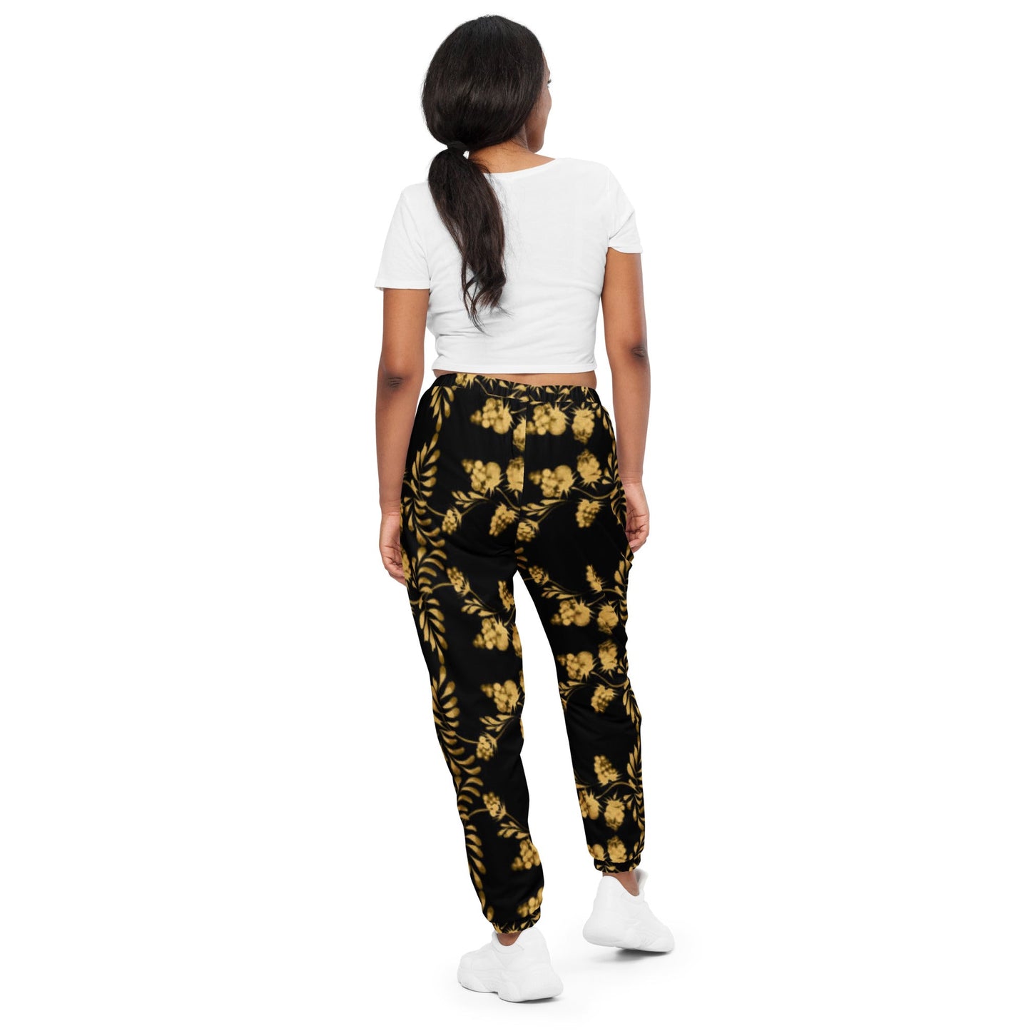 Unisex track pants. Black and Gold Color Pants - PratSN