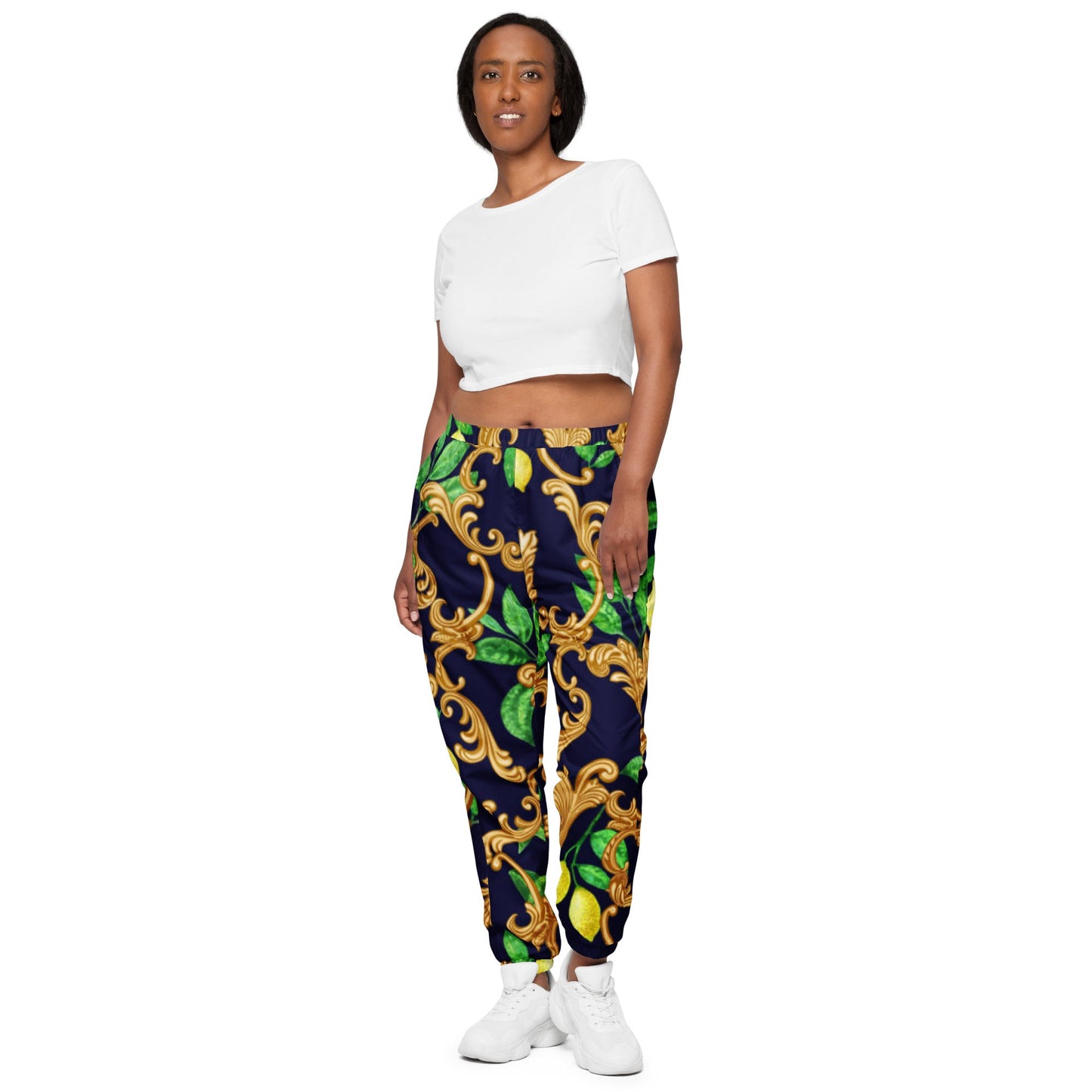 Unisex track pants, gold and green pants - PratSN