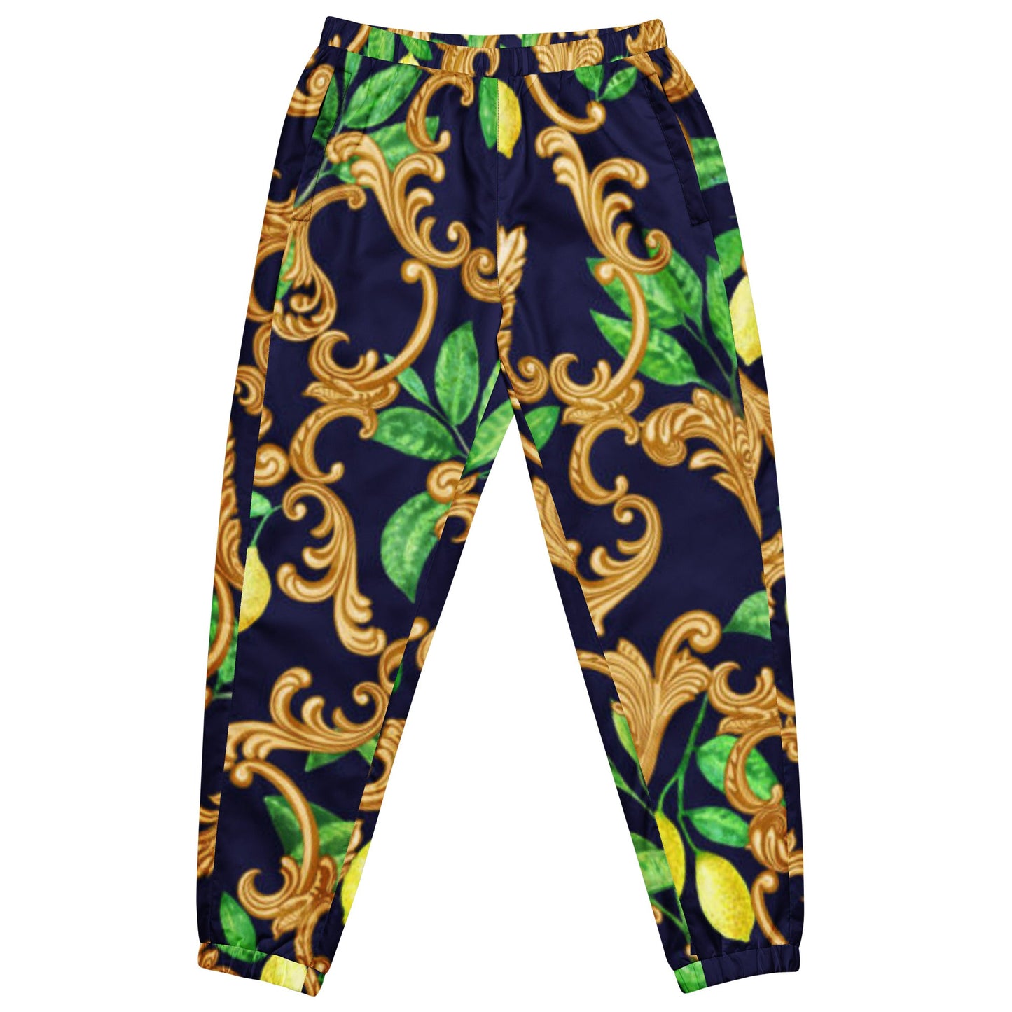 Unisex track pants, gold and green pants - PratSN