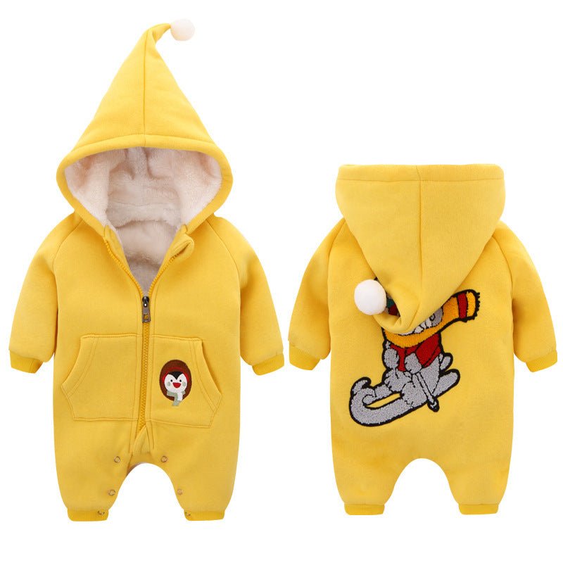 Unisex Warm baby onesie with fleece - PratSN