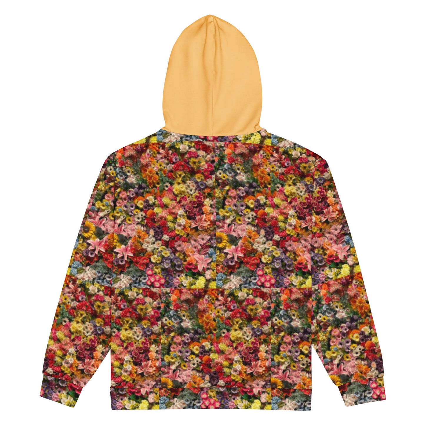Unisex zip hoodie Botanical Print Hoodie - Gender Neutral Zip - Up - PratSN
