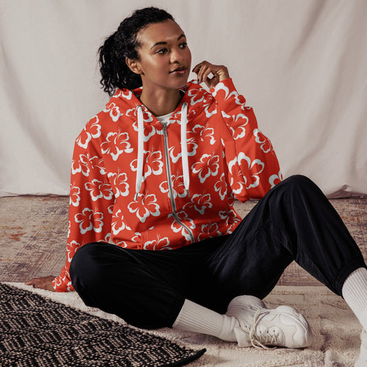 Unisex zip hoodie Botanical Print Hoodie - Gender Neutral Zip - Up - PratSN