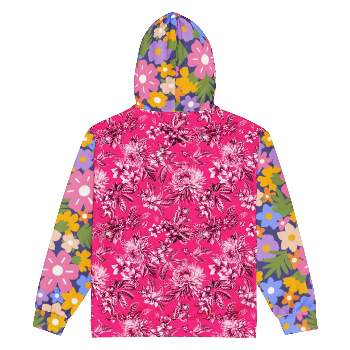 Unisex zip hoodie, Floral hoodie, Streetwear - PratSN