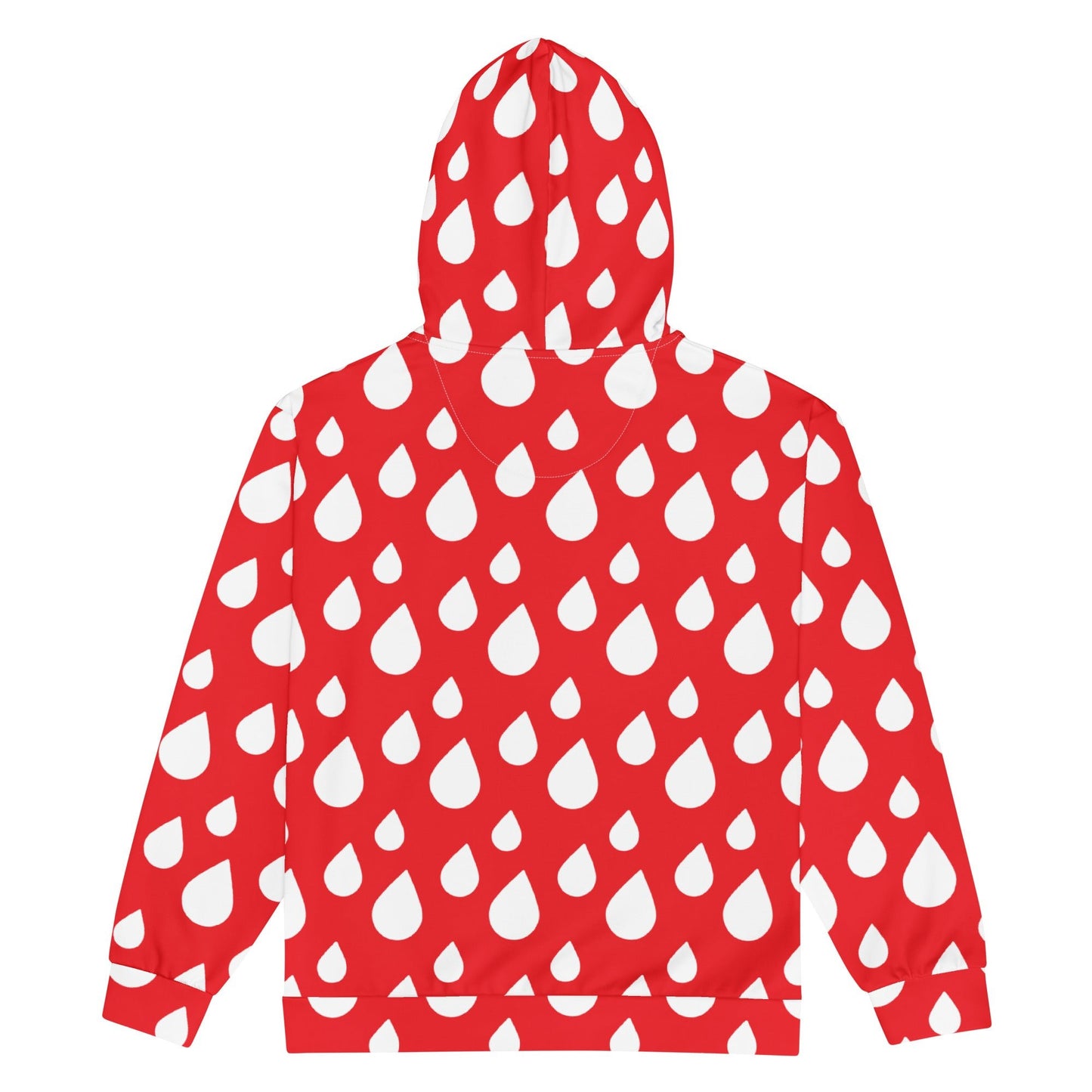 Unisex zip hoodie Red Vintage hoodie - PratSN