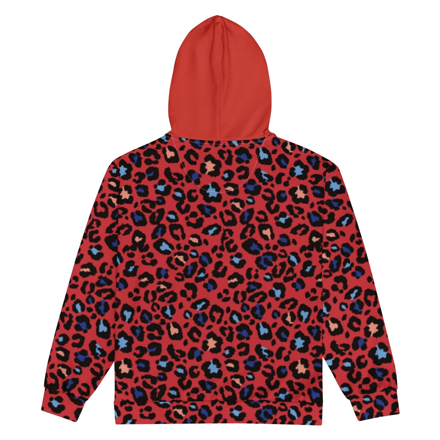 Unisex zip hoodie Red Vintage hoodie - PratSN
