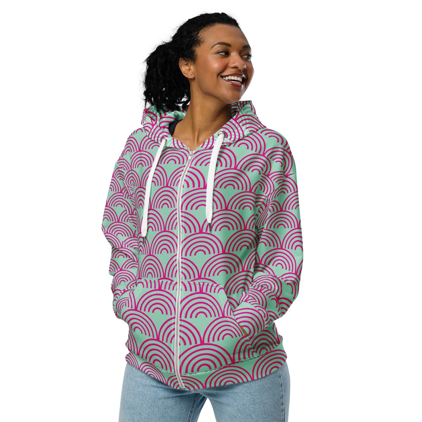 Unisex zip hoodie Vintage Style - PratSN