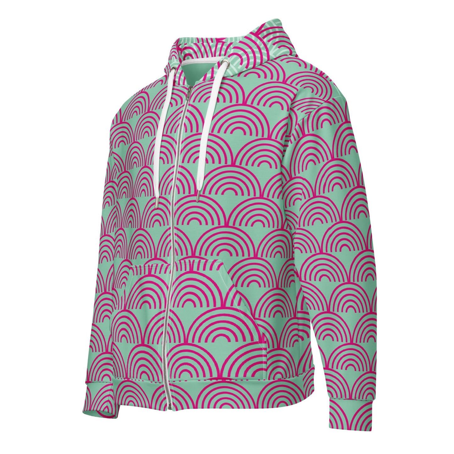 Unisex zip hoodie Vintage Style - PratSN