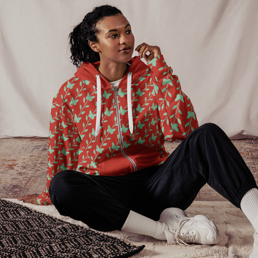 Unisex zip hoodie Vintage Style - PratSN