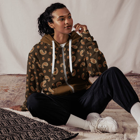 Unisex zip hoodie Vintage Style - PratSN