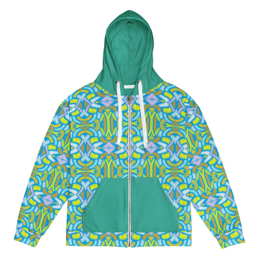 Unisex zip hoodie Vintage Style - PratSN