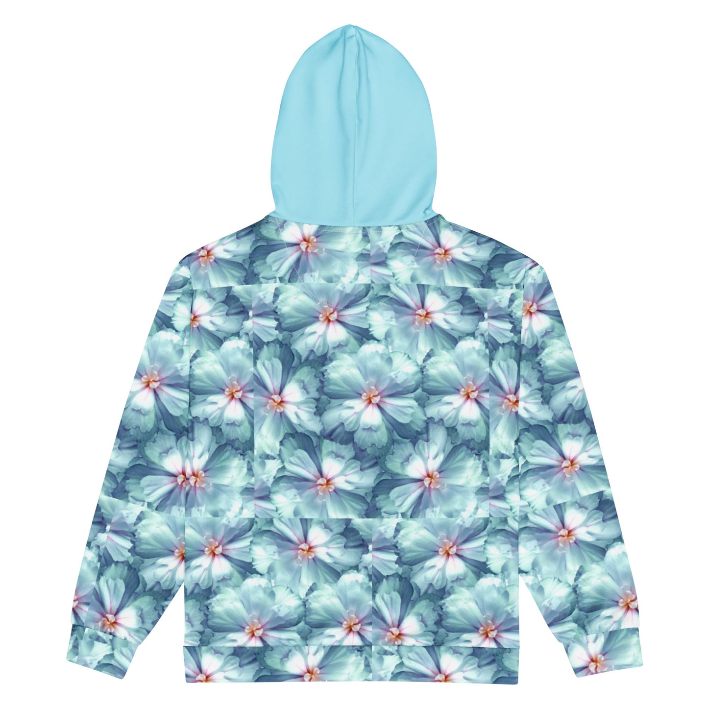 Unisex zip hoodie Vintage Style Blizzard Blue Jacket - PratSN