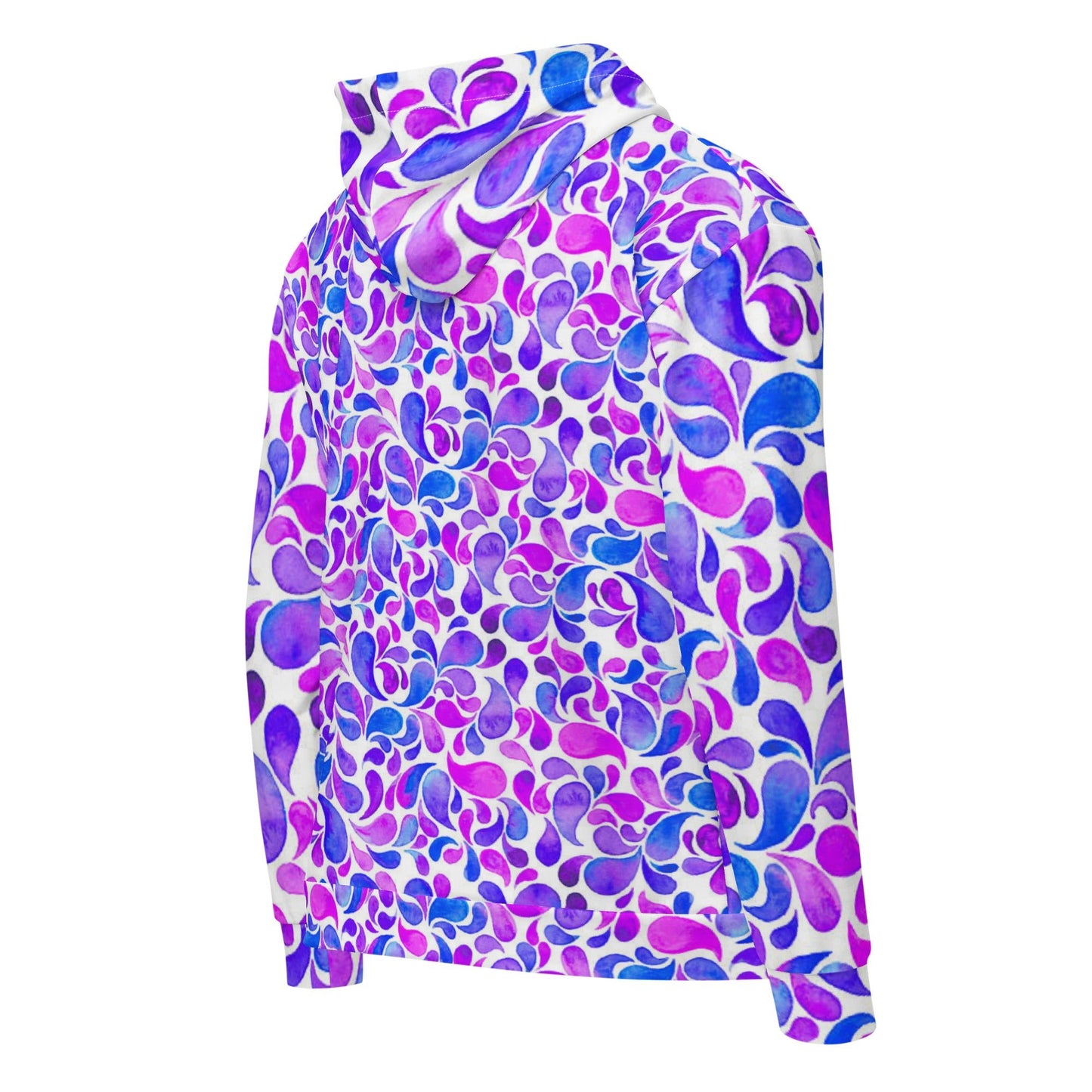 Unisex zip hoodie Women's Floral hoodie Streetwear Festival Zipper Sweatshirt, Floral hoodie, Jacket - PratSN