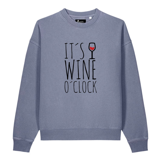 Vintage crewneck sweatshirt | Unisex Vintage Garment-Dyed Easer Sweatshirt - PratSN