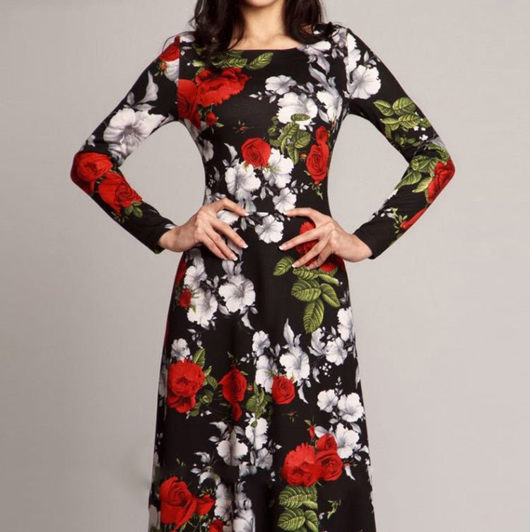 Vintage floral print dress - PratSN