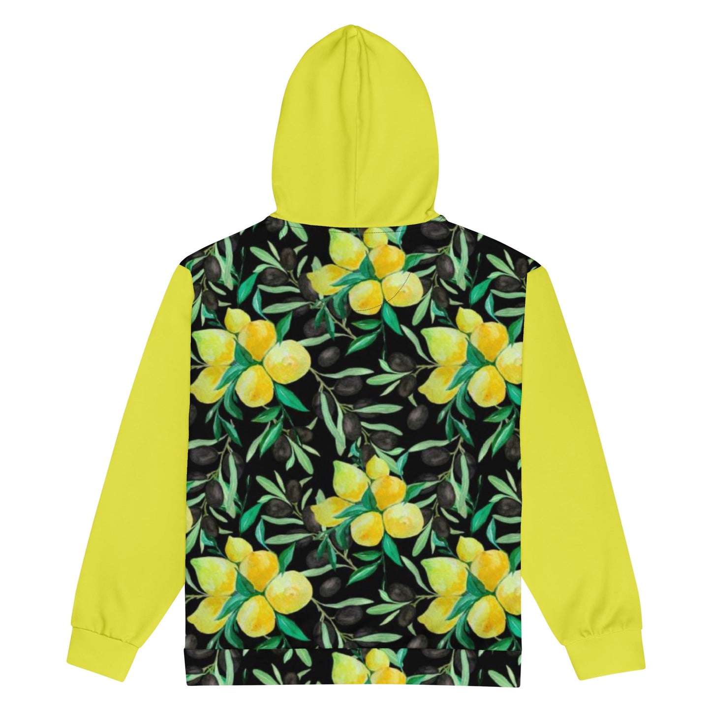Vintage Inspired Yellow Unisex Zip - Up Hoodie - PratSN