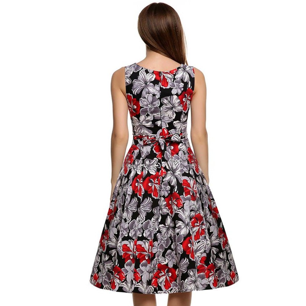 Vintage print dress - PratSN