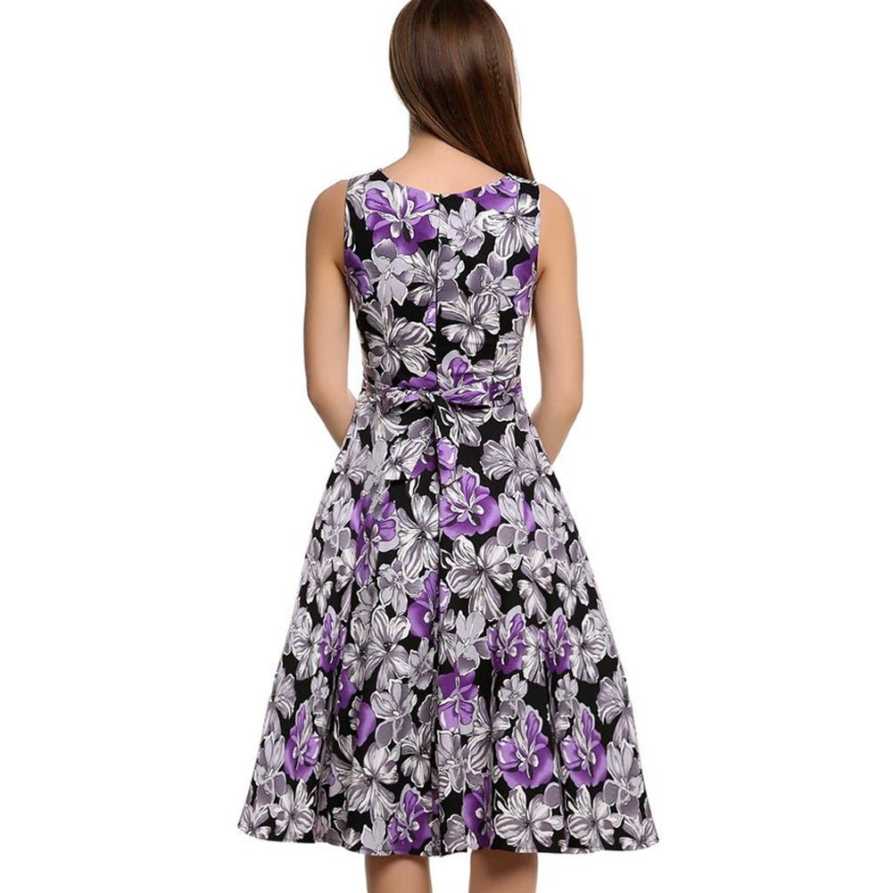 Vintage print dress - PratSN