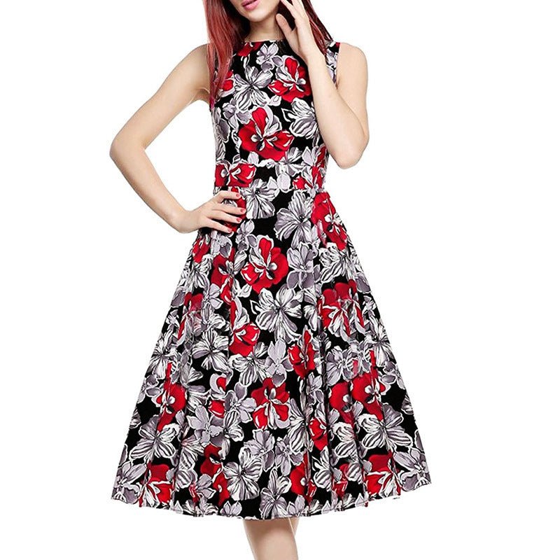 Vintage print dress - PratSN