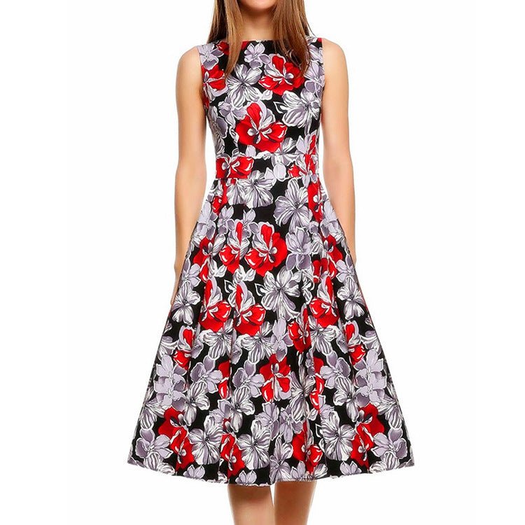 Vintage print dress - PratSN