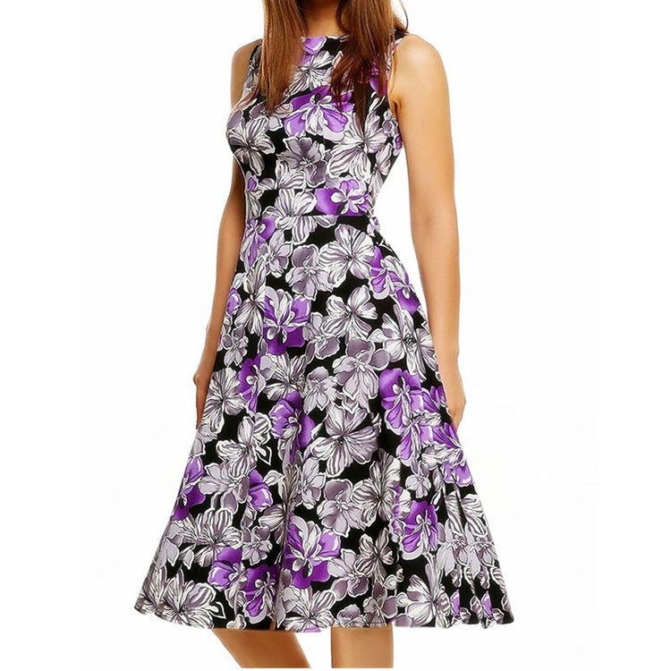 Vintage print dress - PratSN