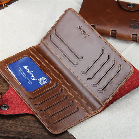 Vintage wallet tri - fold card holder hunter wallet - PratSN