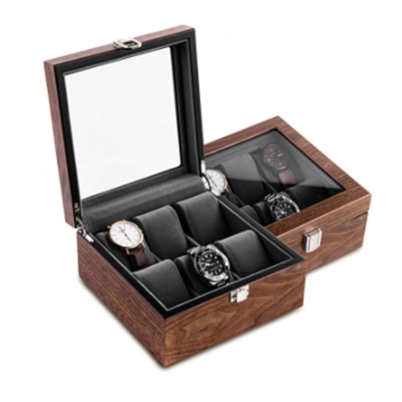 Walnut Watch Storage Organizer Box Simple Household - PratSN