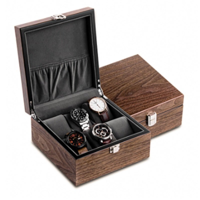 Walnut Watch Storage Organizer Box Simple Household - PratSN