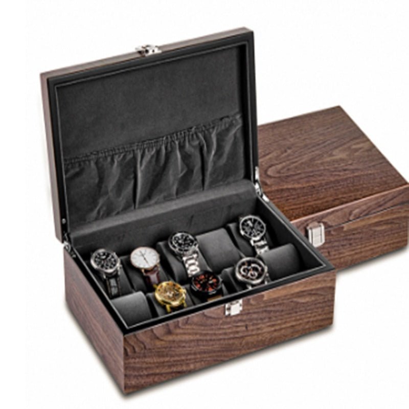 Walnut Watch Storage Organizer Box Simple Household - PratSN