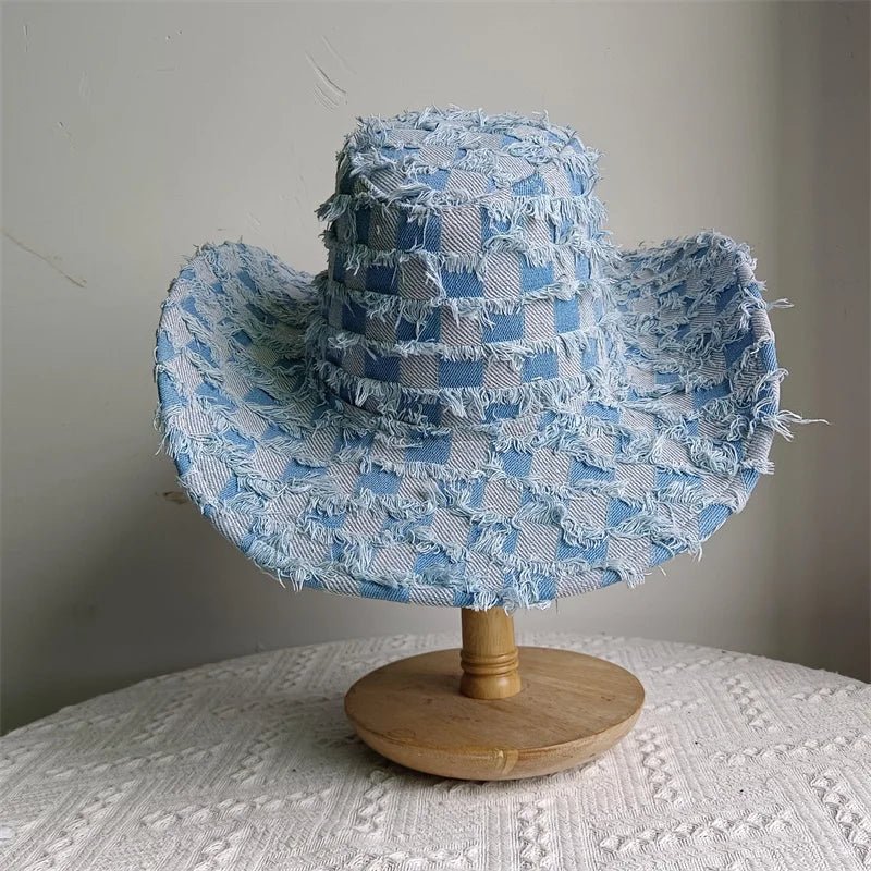 Western ethnic style cowboy hat tassel cowboy series fashion unisex jazz with heart shape decoration western cowboy hat - PratSN