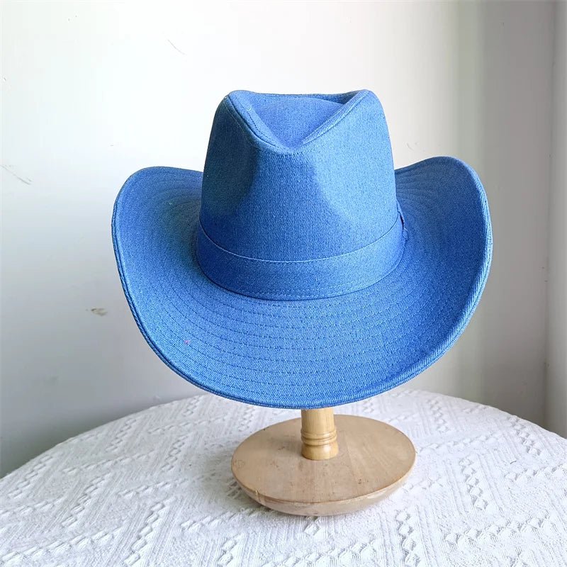Western ethnic style cowboy hat tassel cowboy series fashion unisex jazz with heart shape decoration western cowboy hat - PratSN